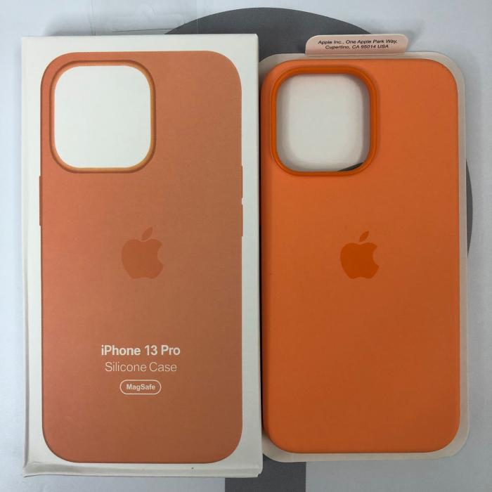 IPHONE 13 PRO - SILICON MAGSAFE NARANJA NEON
