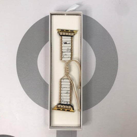 HANDMADE IWATCH BAND 38/40/41 MARMOL BLANCO