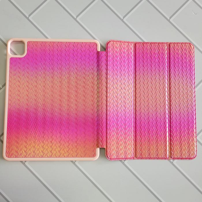 IPAD PRO 11/ AIR 4/5 TH 10.9 - CASE TIPO AGENDA TORNASOL ROSADO