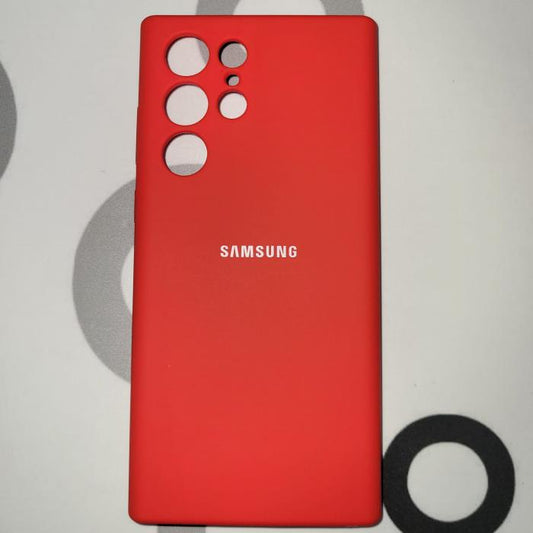 SAMSUNG GALAXY S22 ULTRA - SILICON CASE ROJO