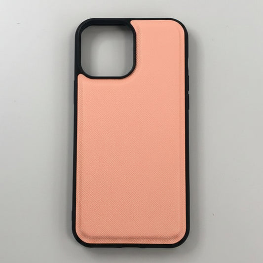 IPHONE 13 PRO MAX - COBERTOR DE CUERO NUDE PINK