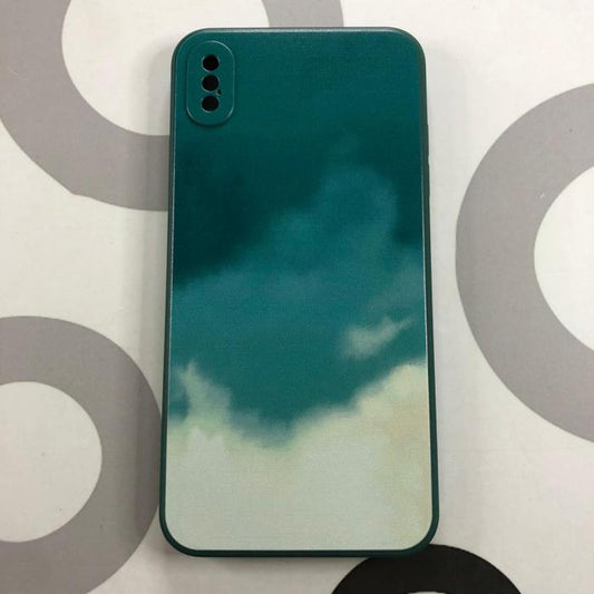 IPHONE XS MAX - CANVAS PAINTING VERDE AQUA