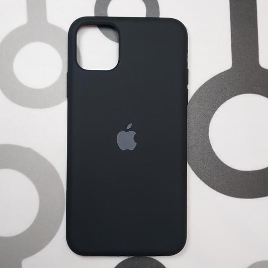 IPHONE 11 PRO MAX - SILICON CASE NEGRO MZN GRIS