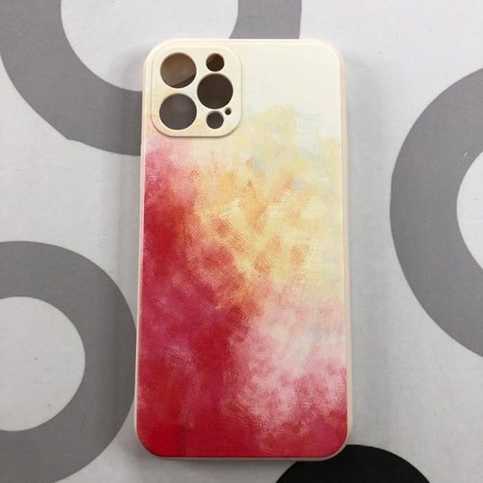 IPHONE 12 PRO - CANVAS PAINTING ROJO & NARANJA
