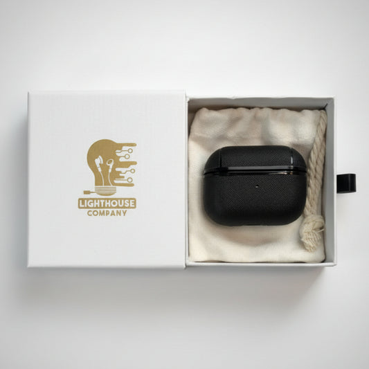 AIRPODS 3RA GENERACION - COBERTOR DE CUERO BLACK