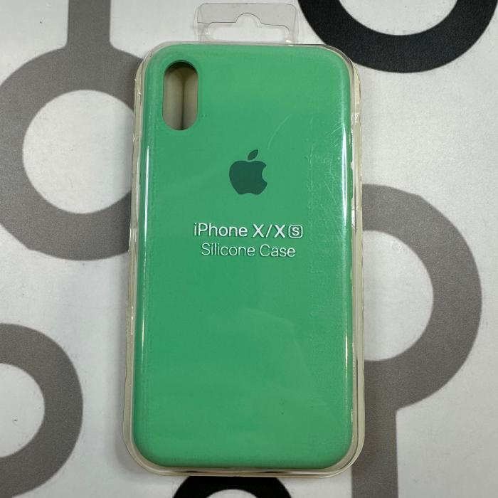 IPHONE X/XS - SILICON CASE AQUA