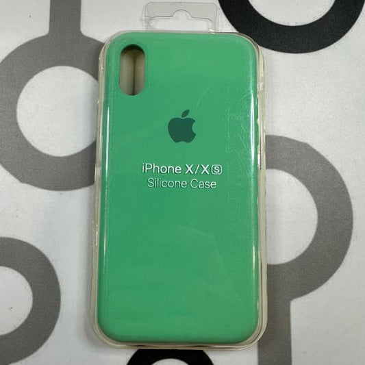 IPHONE X/XS - SILICON CASE AQUA