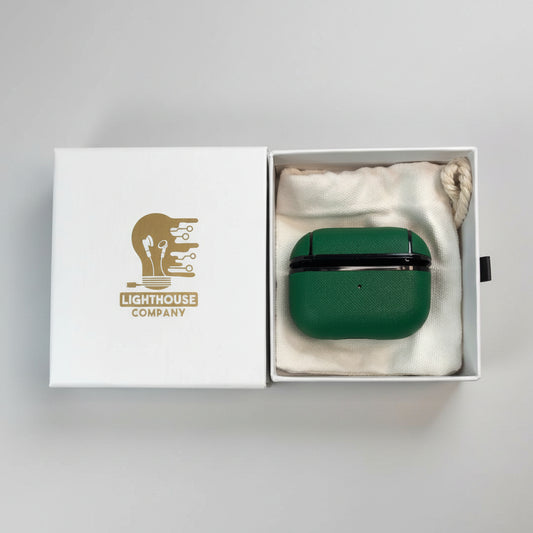 AIRPODS 3RA GENERACION - COBERTOR DE CUERO GREEN