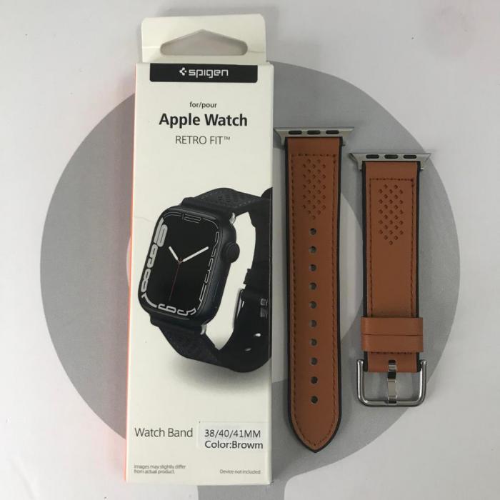 BANDA SPIGEN DE CUERO 38/40/41 - BROWN