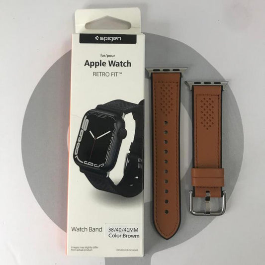 BANDA SPIGEN DE CUERO 38/40/41 - BROWN