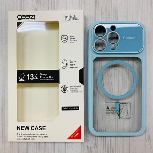 IPHONE 14 PRO MAX - GEAR4 CASE CLEAR ORILLA BABY BLUE