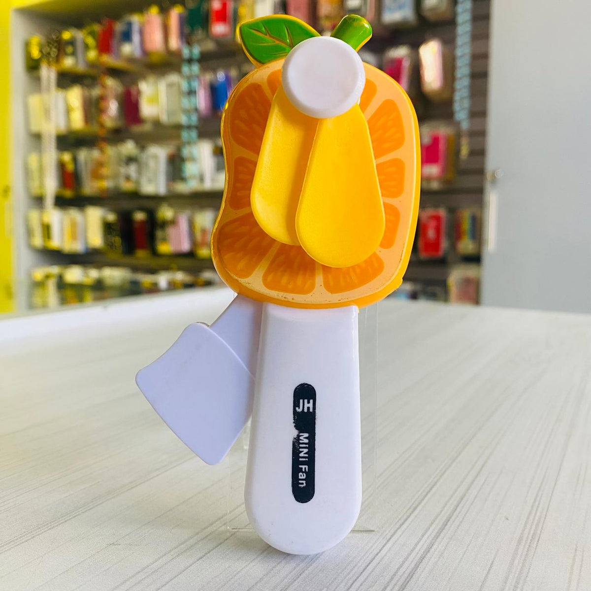 MINI VENTILADOR MANUAL NARANJA