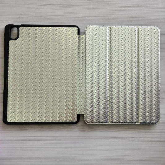 IPAD AIR 4/5 TH 10.9 - COBERTOR TIPO AGENDA TORNASOL PLATEADO