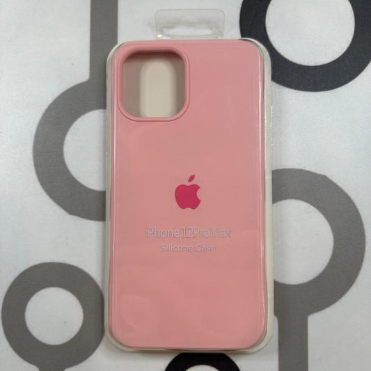 IPHONE 12 PRO MAX - SILICON CASE ROSADO