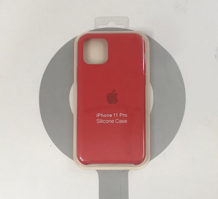 IPHONE 11 PRO - SILICON CASE ROJO