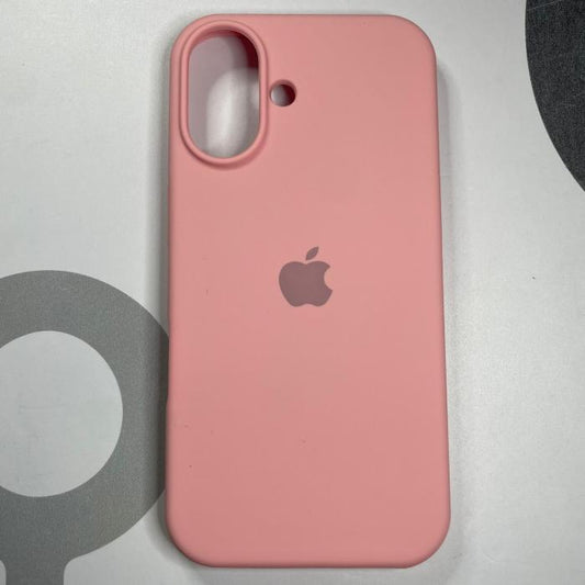 IPHONE 16 - SILICON CASE ROSADO