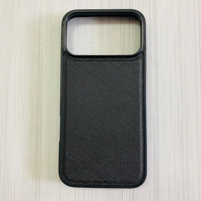 IPHONE 17 PRO MAX - COBERTOR DE CUERO BLACK