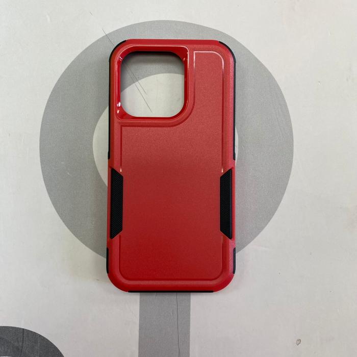 IPHONE 15 PRO - COBERTOR TIPO OTTER ROJO