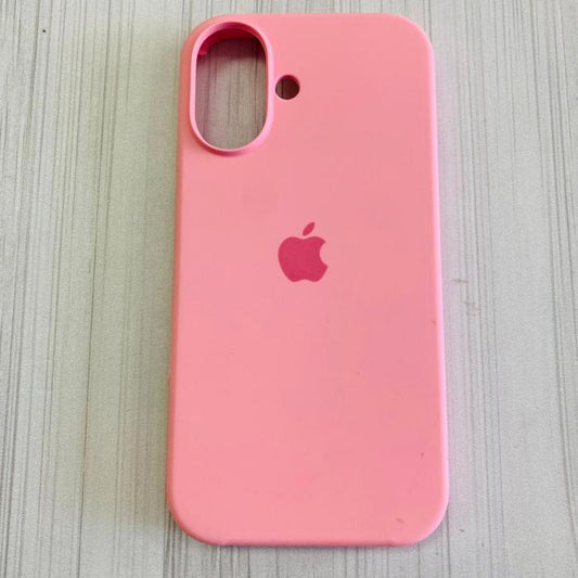 IPHONE 16 - SILICON CASE ROSADO