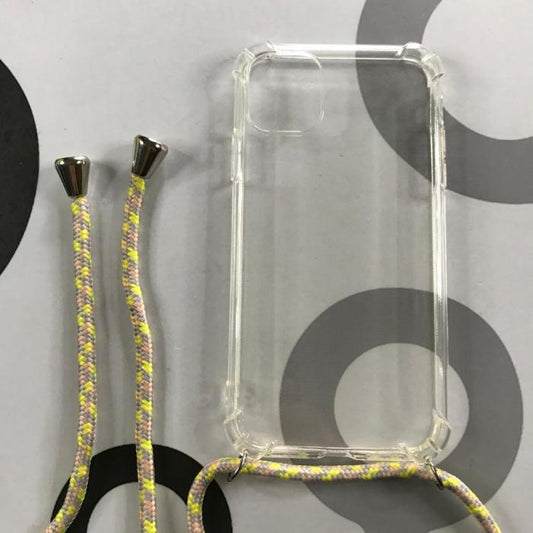 IPHONE 11 PRO - CLEAR LACE AMARILLO CON GRIS