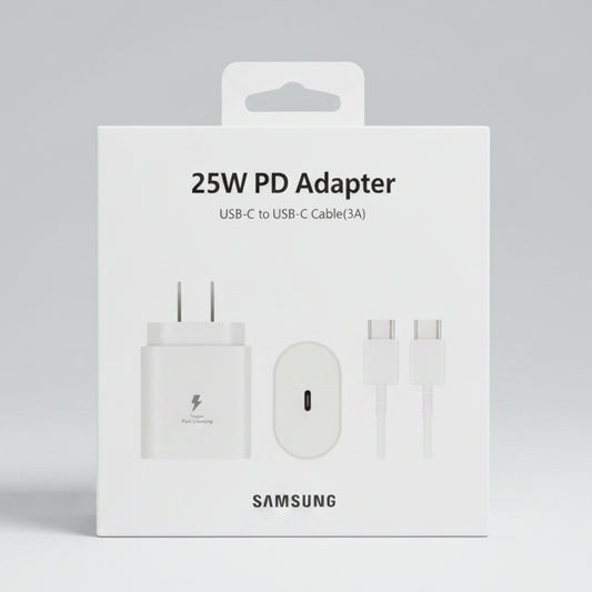 SAMSUNG TRAVEL ADAPTER TYPE C 25W - BLANCO
