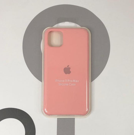 IPHONE 11 PRO MAX - SILICON CASE ROSADO