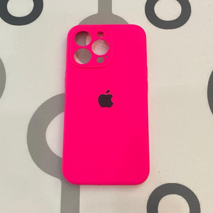 IPHONE 13 PRO - FULL SILICON CASE FUCSIA NEON