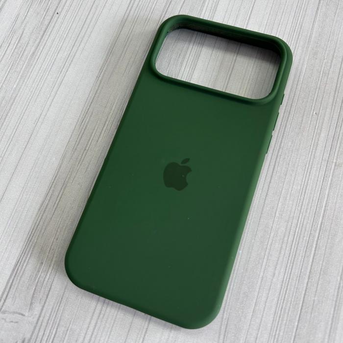 IPHONE 17 PRO MAX - SILICON CASE VERDE MILITAR
