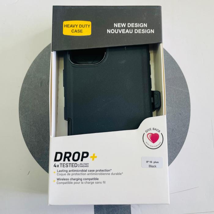 IPHONE 16 PLUS - TIPO OTTER NEGRO