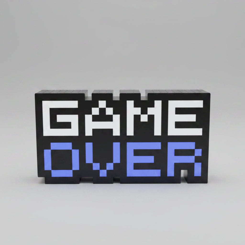 LÁMPARA LED MARIO BROS - GAME OVER