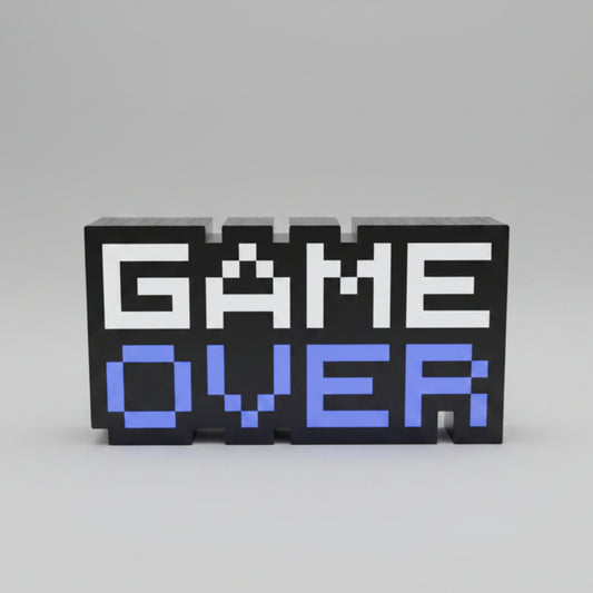 LÁMPARA LED MARIO BROS - GAME OVER