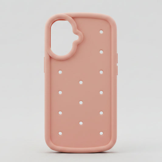 IPHONE 16 - JIBBITZ CASE ROSADO