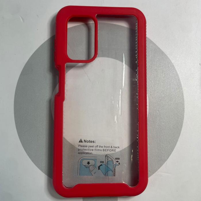 SAMSUNG GALAXY A13 - CLEAR DOBLE ENSAMBLE ORILLA ROSADA
