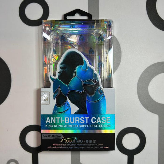 IPHONE 16 PLUS - ANTI-BURST TRANSPARENTE