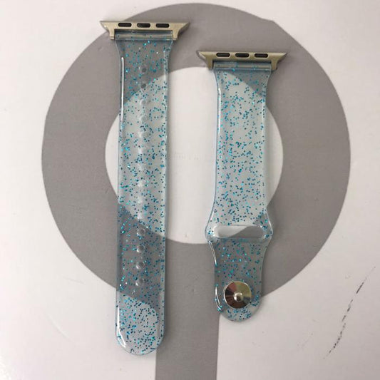 GLITTER BANDS 42/44/45 - ESCARCHADO AZUL CIELO