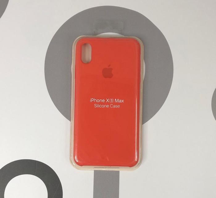 IPHONE XS MAX - SILICON CASE NARANJA