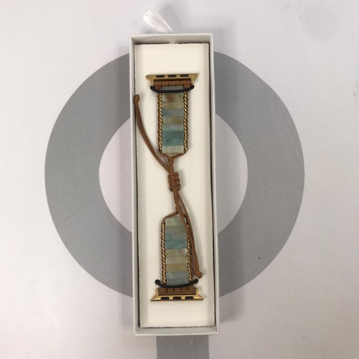 HANDMADE IWATCH BAND 38/40/41 MARMOL VERDE MENTA