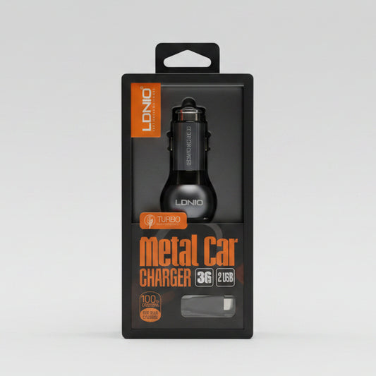 LDNIO METAL CAR CHARGER 36W