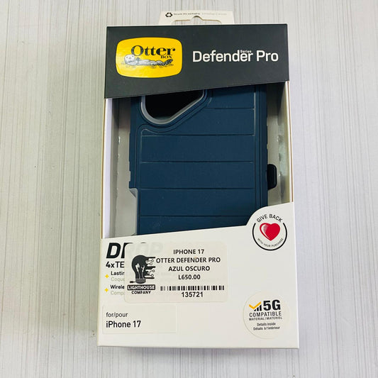 IPHONE 17 - OTTER DEFENDER PRO AZUL OSCURO