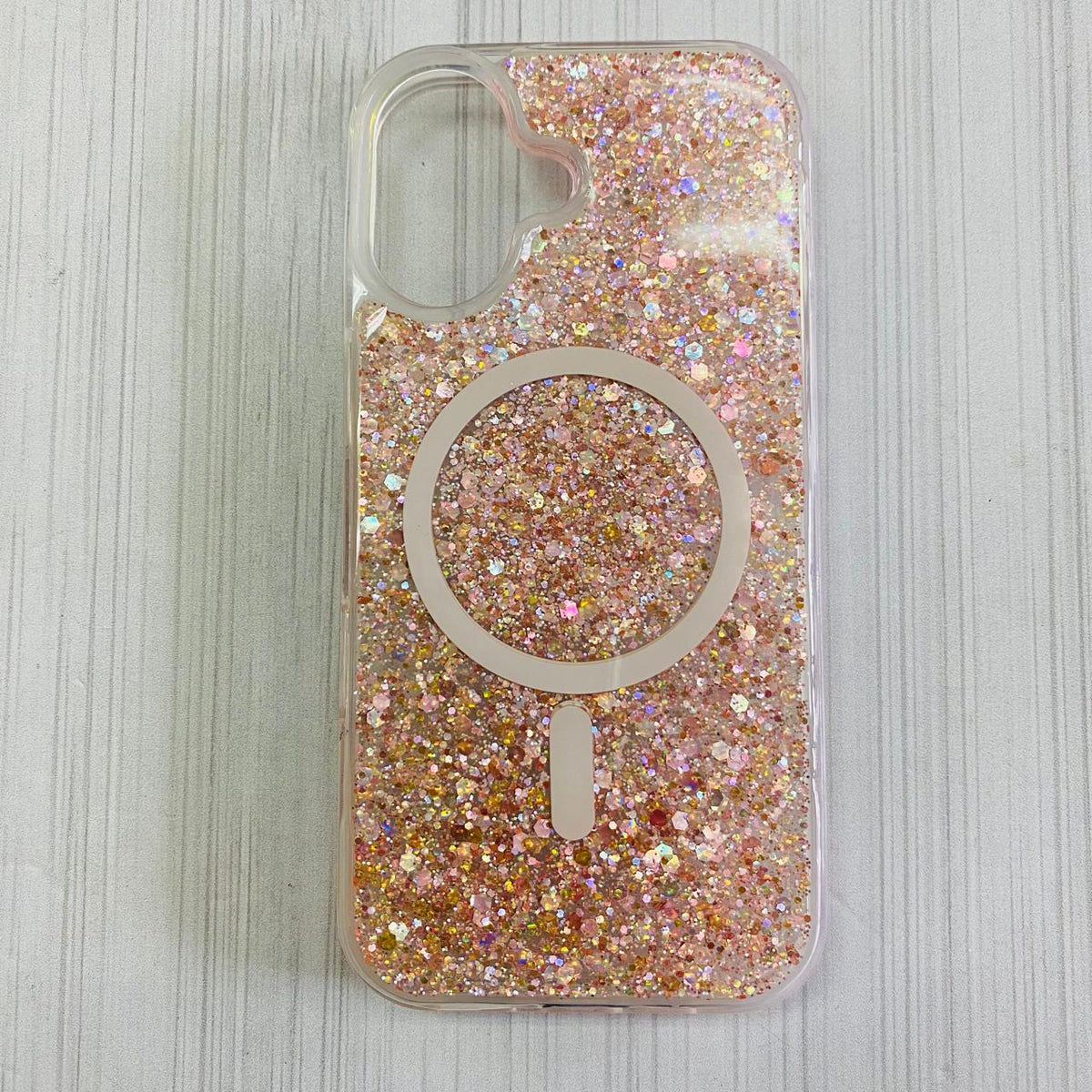 IPHONE 17 - GLITTER CASE MAGSAFE ROSE GOLD