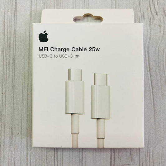 CABLE DOBLE TIPO C 1M 25W
