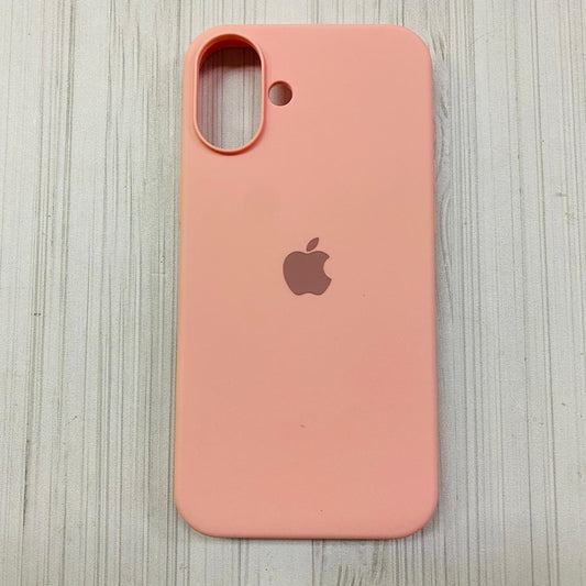 IPHONE 16 PLUS - SILICON CASE ROSADO