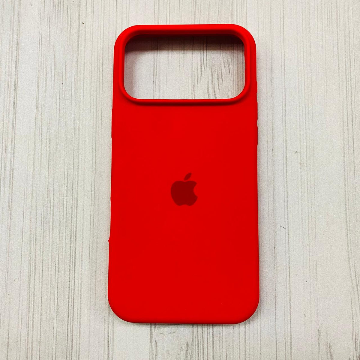 IPHONE 18 PRO MAX - SILICON CASE ROJO
