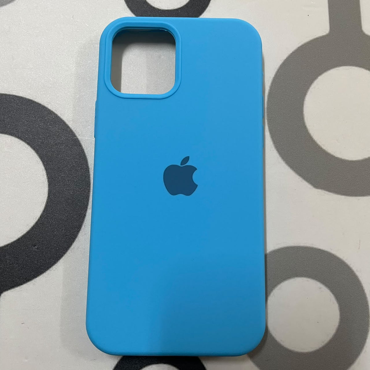 IPHONE 12/12PRO - SILICON CASE AZUL CIELO