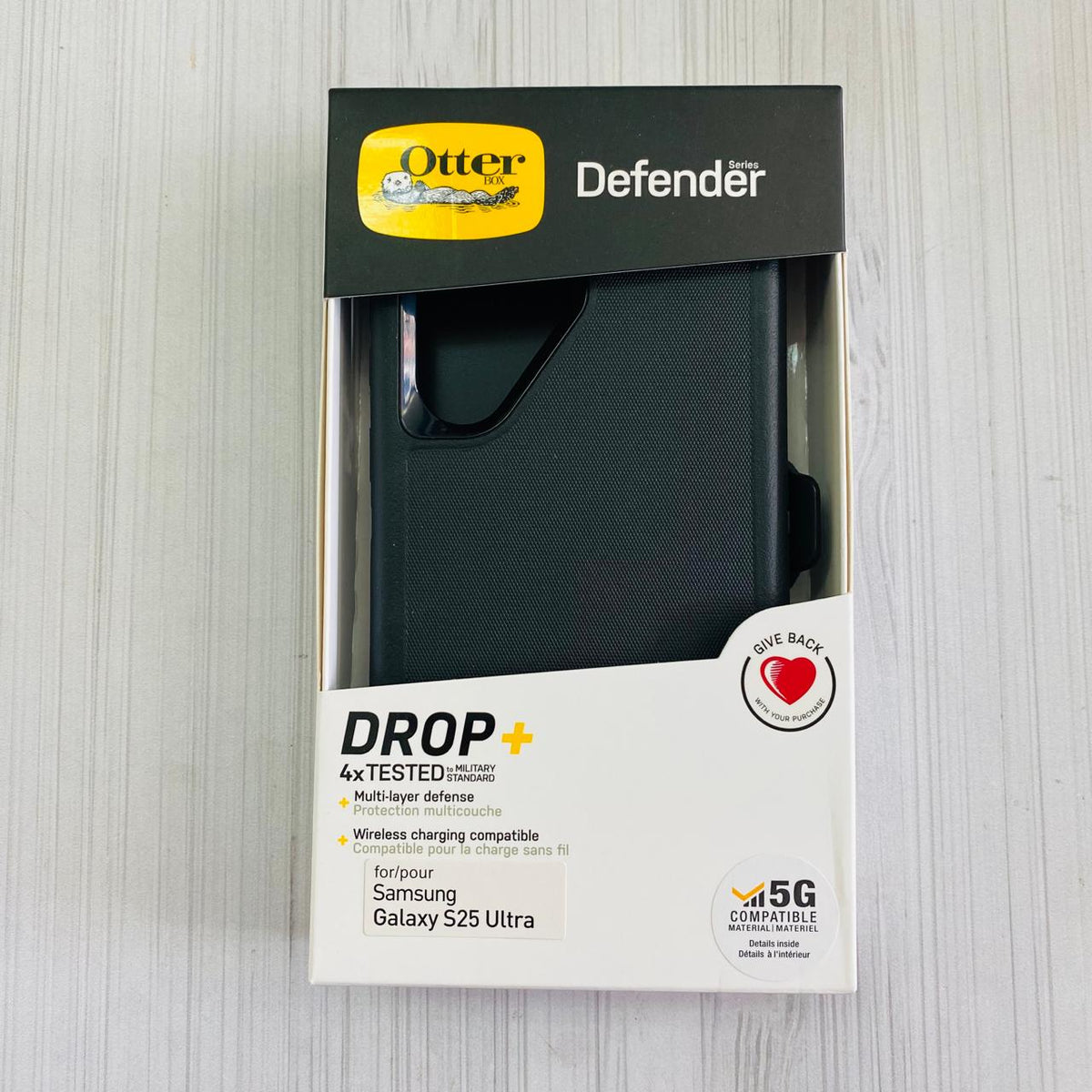 SAMSUNG GALAXY S25 ULTRA - OTTER DEFENDER NEGRO