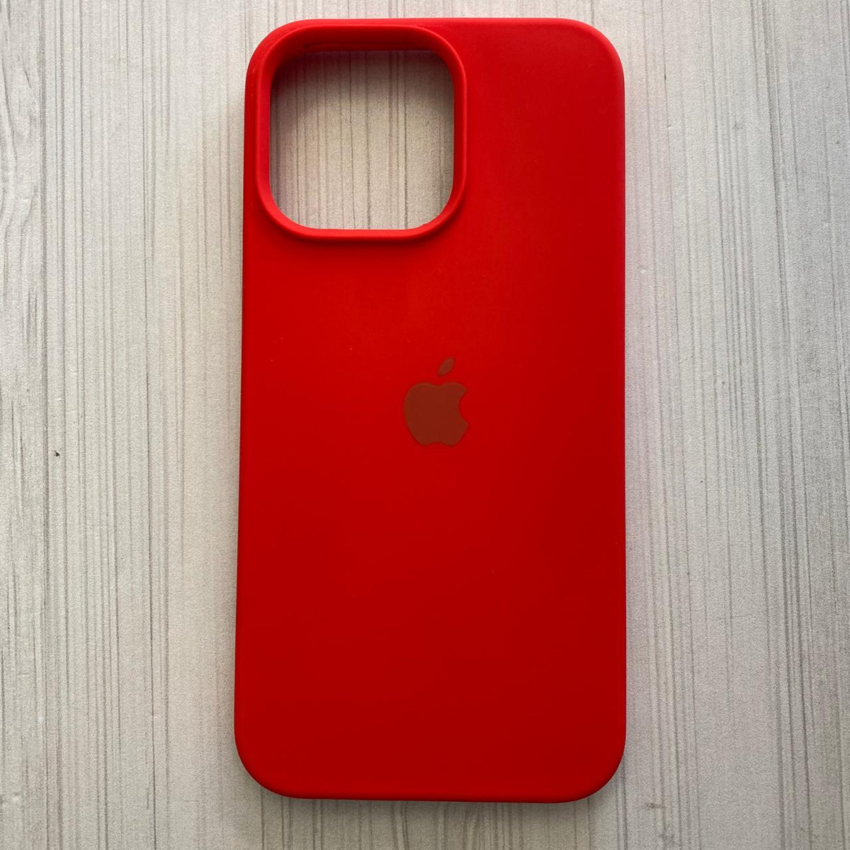 IPHONE 15 PRO MAX - SILICON CASE ROJO
