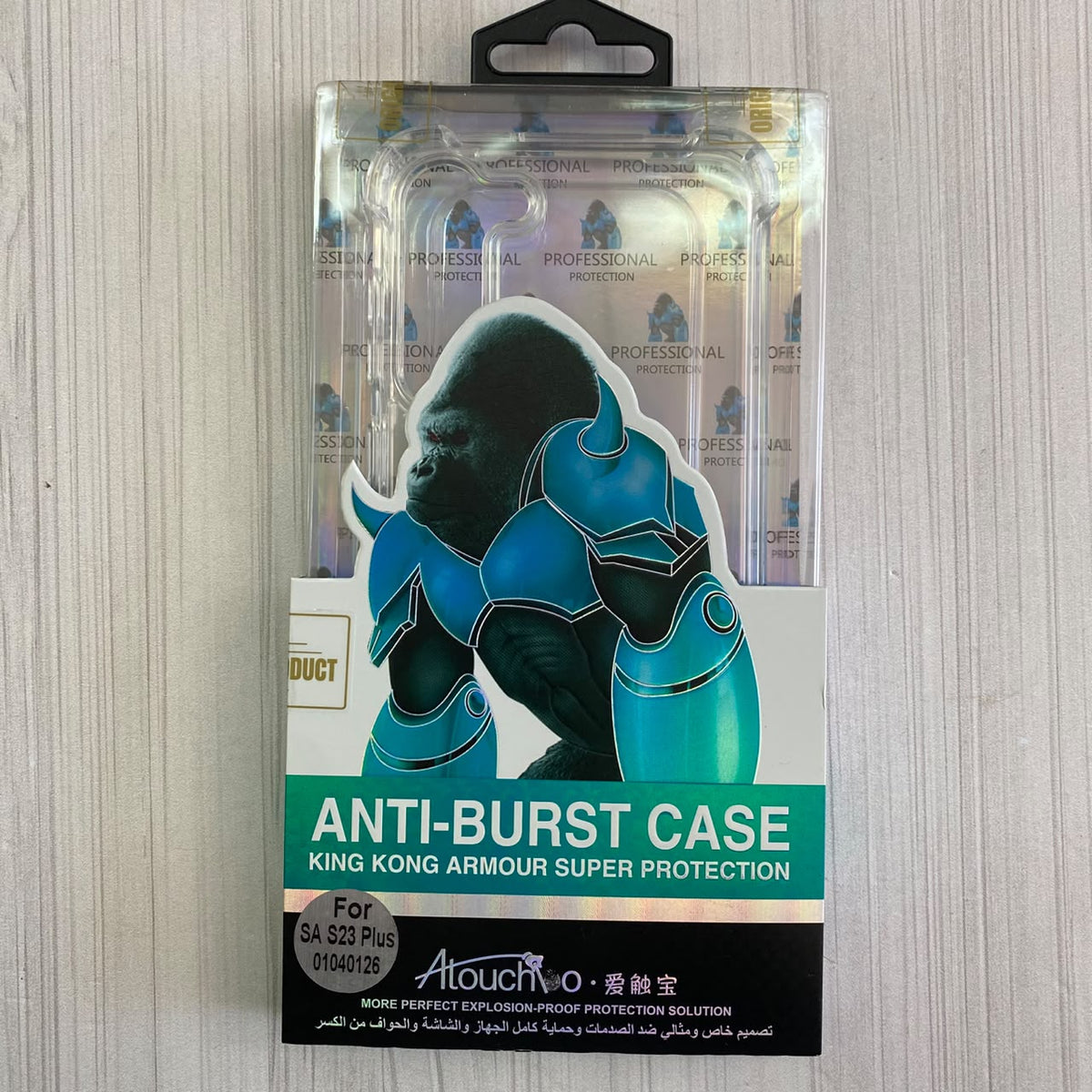 SAMSUNG GALAXY S23 PLUS - ANTIBURST CASE TRANSPARENTE