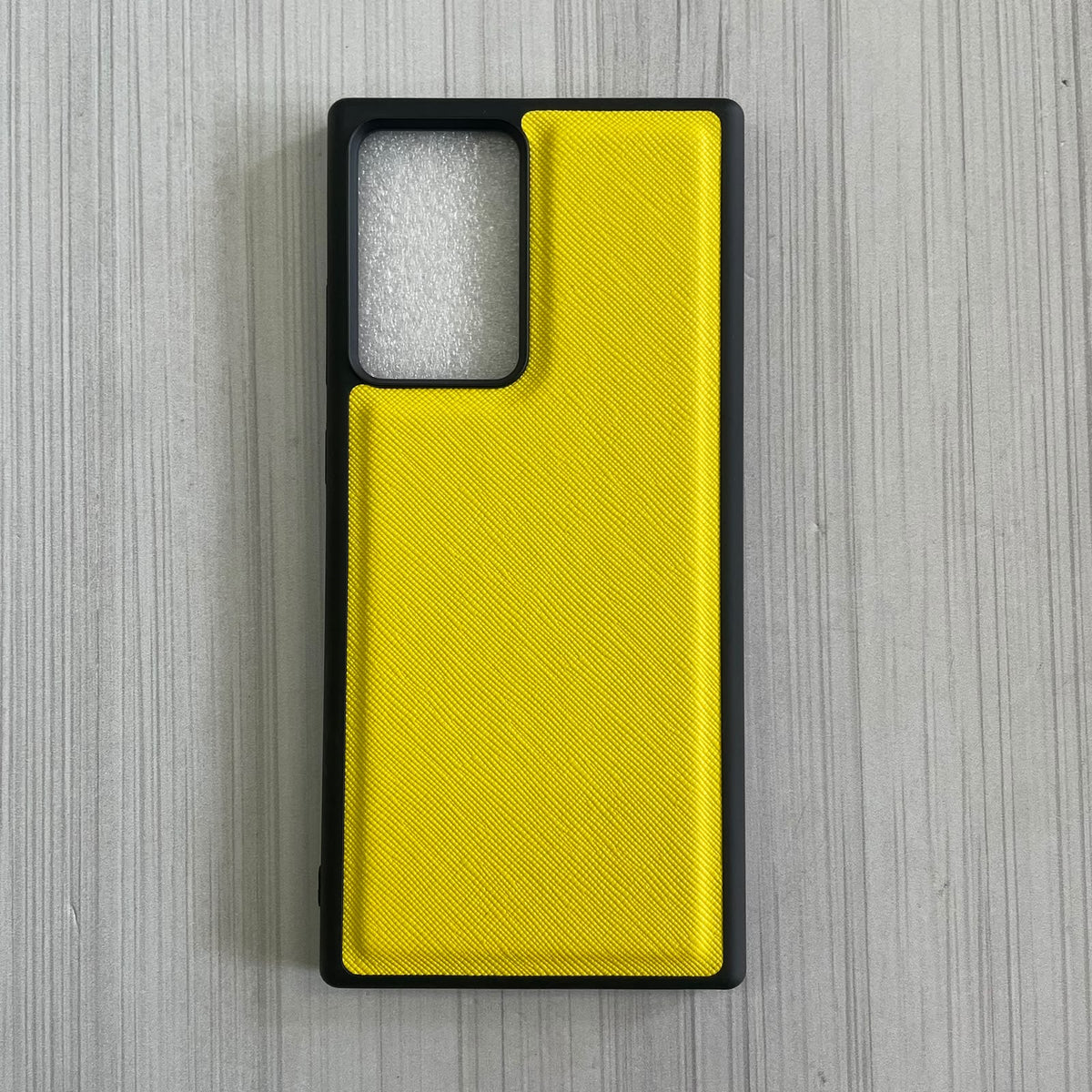 SAMSUNG GALAXY NOTE 20 ULTRA - COBERTOR DE CUERO AMARILLO
