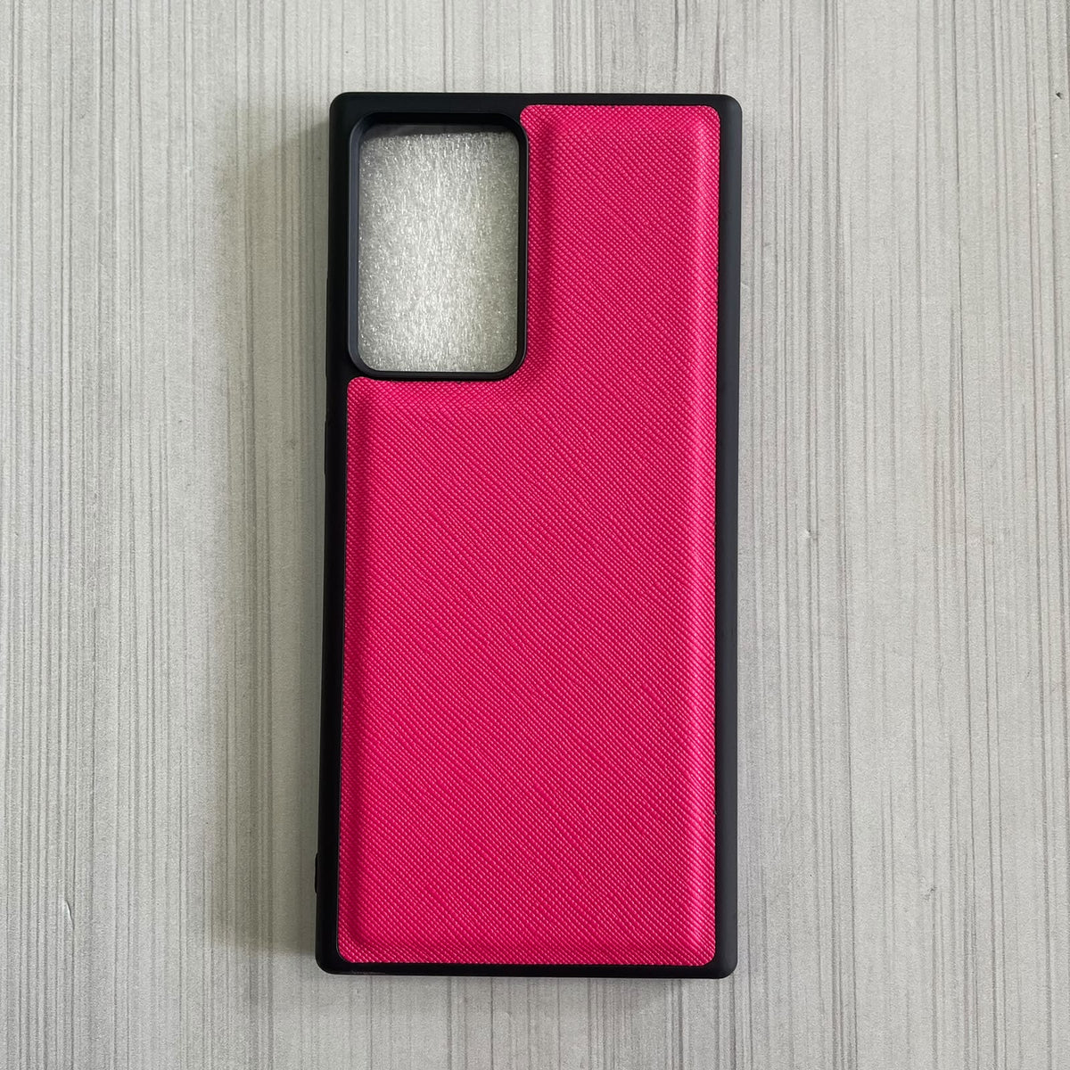 SAMSUNG GALAXY NOTE 20 ULTRA - COBERTOR DE CUERO FUCSIA