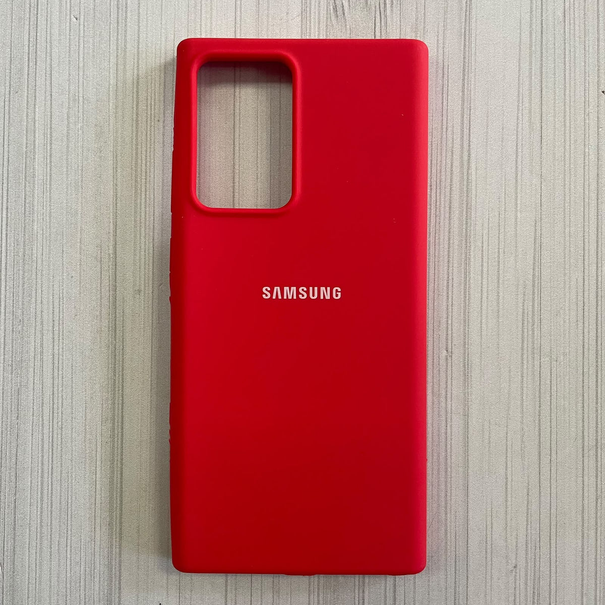 SAMSUNG GALAXY NOTE 20 ULTRA - SILICON CASE ROJO